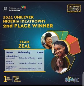 9th Unilever IdeaTrophy