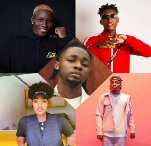 Top 5 rising stars in the Nigerian music industry