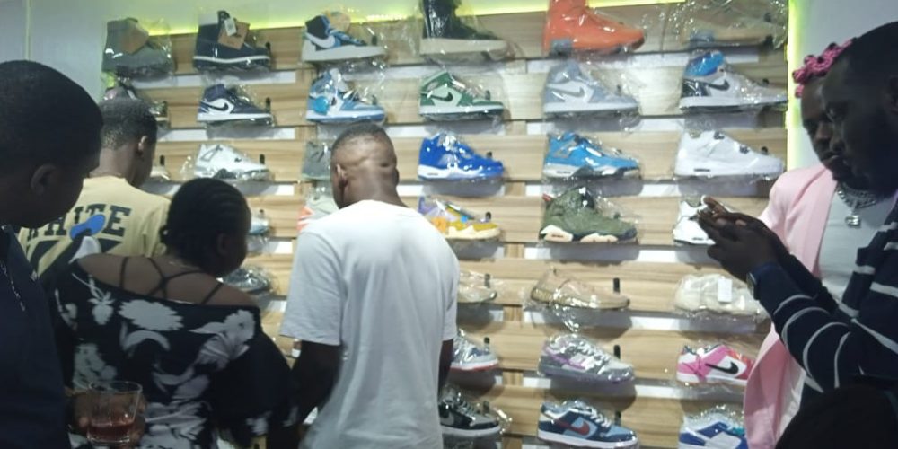Drew and Drip footwear shop in Ibadan