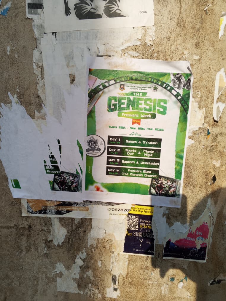 Poster Defaces Indy Hall Wall Ahead of Freshers’ Week Despite Constitutional Restrictions