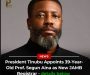 President Tinubu Appoints 39-Year-Old Prof. Segun Aina as New JAMB Registrar